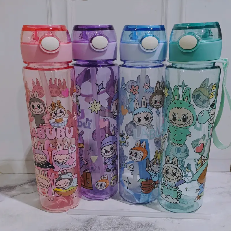 Botol Labubu viral / Botol sanrio 900ml /Botol karakter labubu 1
