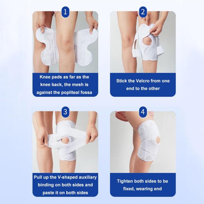 Prevent  Breathable Fitness Running Spring Supports Climbing  Sports  Knee Brace Strap Knee Pads Suitable For Basketball 5