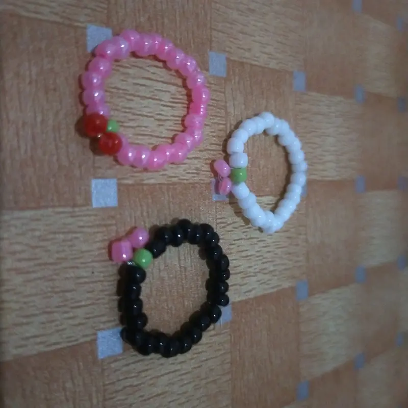 Cincin cherry manik/cincin cherry/ cincin manik murah/Cincin unik lucu/cincin 1