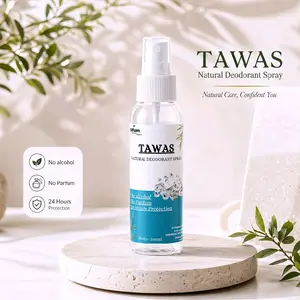Tawas Natural Deodoran Spray - 100ml Tawas Spray / anti bau ketiak Deodorant Tubuh Crystal