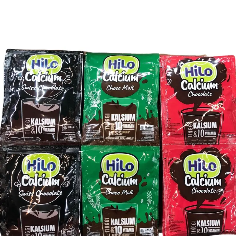 2 RCG Susu HILO Calcium kemasan saset rencengan isi 10 Remaja Cokelat Dairy Milk Peninggi Vanilla Etawa Kedelai Kambing Vanila Coklat Chocolate 1