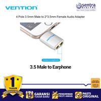 Gambar Vention Spliter Adapter Audio Jack 3.5mm Male to 2 Female for Earphone Without Microphone - BDAW0 dari Sentra Digital Kota Surabaya 2 Tokopedia