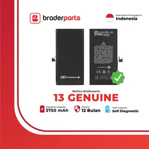 BraderParts Battery Baterai Batre Fits With iPhone 13
