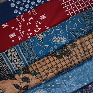 Kain Batik Meteran Motif pagar alam Bahan Katun Micro Premium By Batik Alkaff