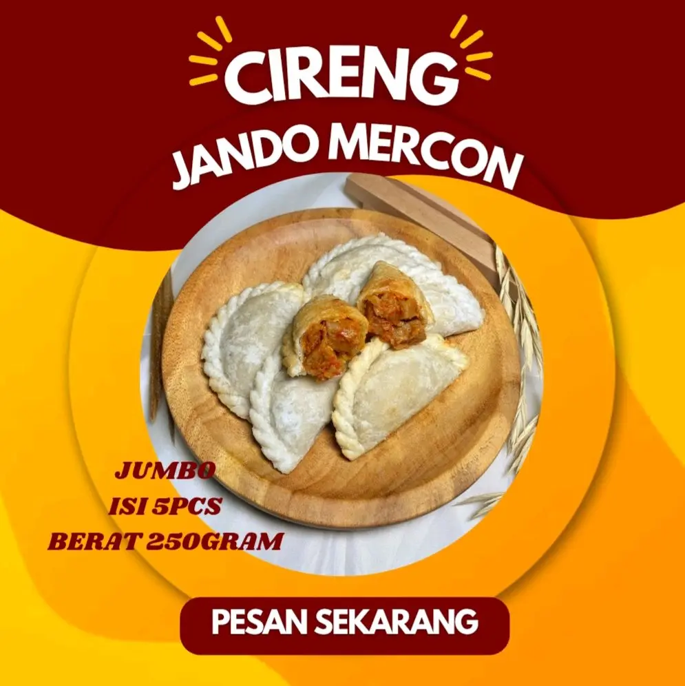 BELI 2 GRATIS 1 CIRENG JUMBO ISI JANDO MERCON ISI 5PCS