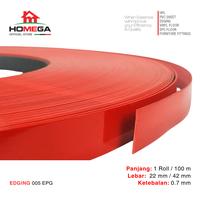 Gambar HOMEGA PVC Edging- Pelapis Meja PVC - Tekstur Red Glossy - Ukuran 22 mm / 42 mm - Kemasan 1 Roll / 100 m - Ukuran 22 mm dari Homega Indonesia Kota Administrasi Jakarta Barat 1 Tokopedia