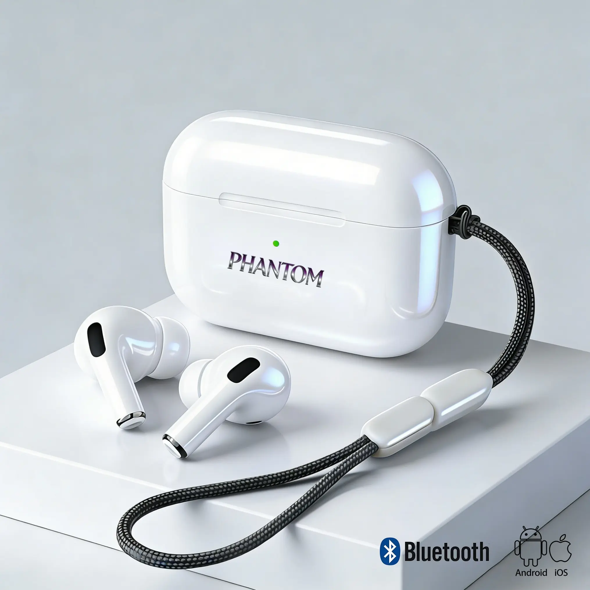 LP40 putih Versi tali gantung + gratis stiker cant