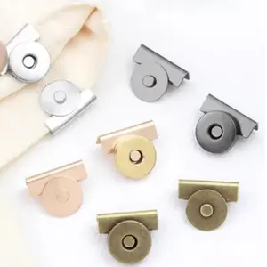 Kancing Magnet Magnetic Bag Lock Kunci Klip Tas MagneSnap Kunci Tas Tebal Bag Lock