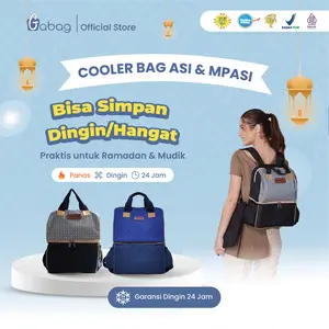 GabaG Tas Asi – Backpack Cooler Bag JARVIS/COBALT( Laptop Fit) | Tas Bekal | tas bayi | Diaper Bag