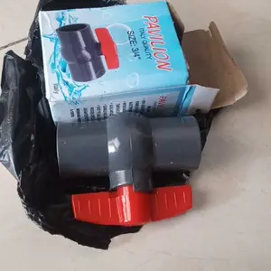 Stop Kran Ball Valve PVC / Ball Valve 1/2 in 3/4 in 1 in PVC Stop Kran Plastik