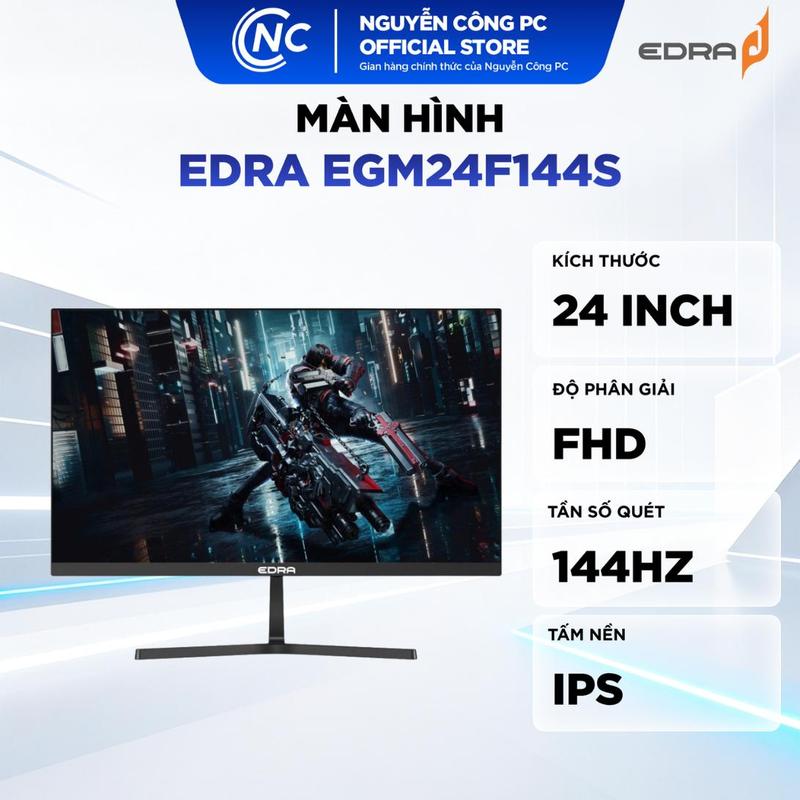 Màn hình EDRA EGM24F120H / EGM24F144S (24"| FHD | IPS | 1ms) - NEW - BH 24 tháng