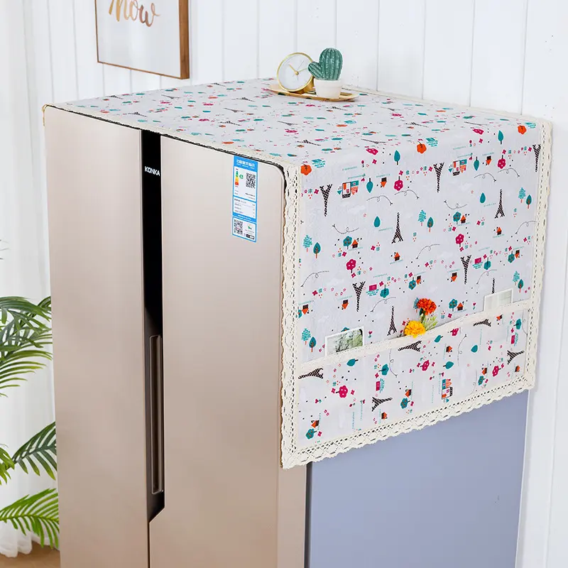 Vỏ Tủ Lạnh Bằng Vải Lanh Cotton Cho Máy Giặt, Vỏ Lò Vi Sóng 30X100Cm, Trang Trí Nhà Cửa, Chống Bụi, Chống Bụi Bẩn, Phong Cách Đơn Giản, Vỏ Tủ Lạnh Một Cửa 55X130Cm, Vỏ Máy Giặt, Tủ Lạnh Hai Cửa 70X170Cm, Vải Bọc Thông Dụng