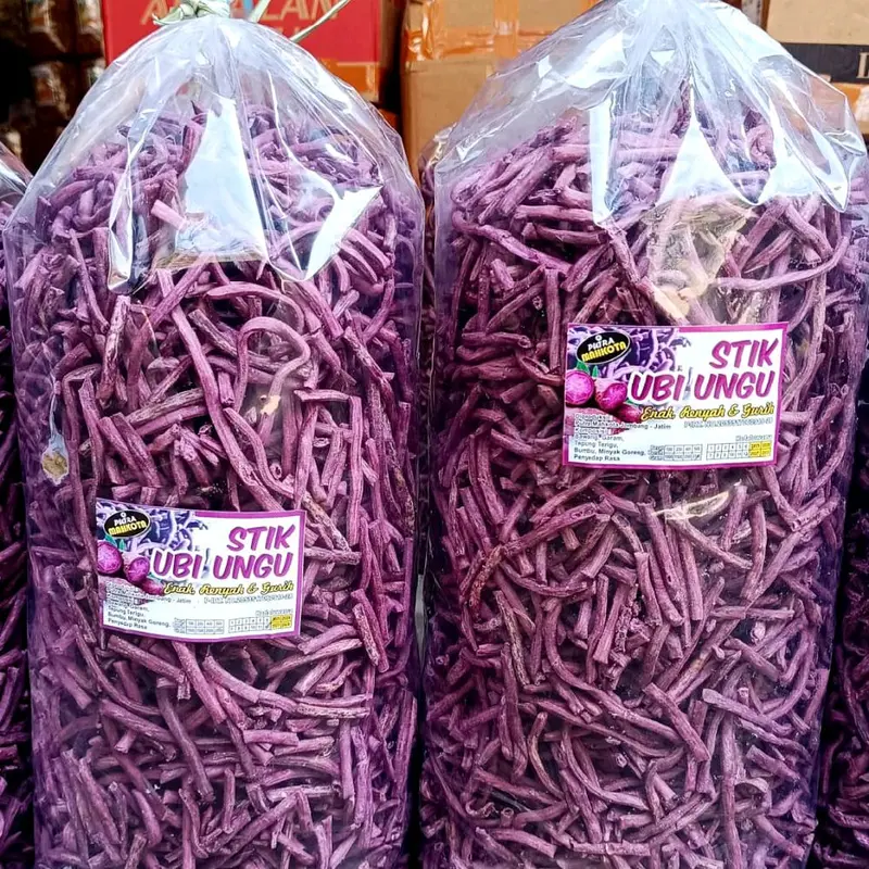 Stik Ubi Ungu 1kg Keripik Ubi Ungu 1kg Cemilan Sehat Viral Makanan Ringan Ubi Ungu 7