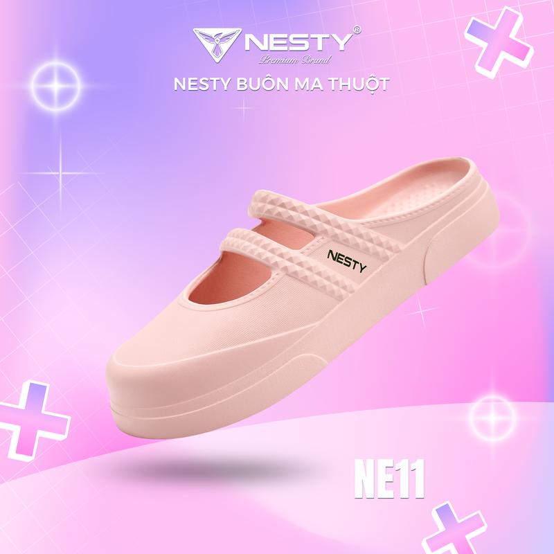 NESTY Dép Sục Búp Bê Nữ NE11 | Đế Bằng EVA Nguyên Sinh | Siêu Bền Êm Nhẹ | Phù Hợp Mọi Phong Cách | Sản Xuất Tại Việt Nam