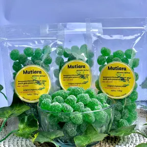 PERMEN MINYAK KAYU PUTIH MERK MUTIARA || 100gram Rendah gula Alami