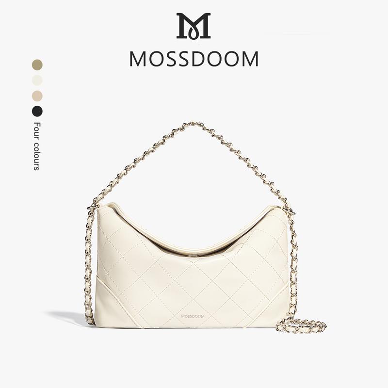 MOSSDOOM Tas Selempang Wanita Zeta Bag Fashion Tas Underarm Bag Tali Rantai 1