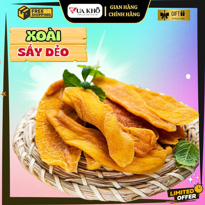 1Kg xoài sấy dẻo: hàng loại ngon thơm ngon dẻo chua chua ngọt ngọt - đồ ăn vặt food hoa quả sấy khô