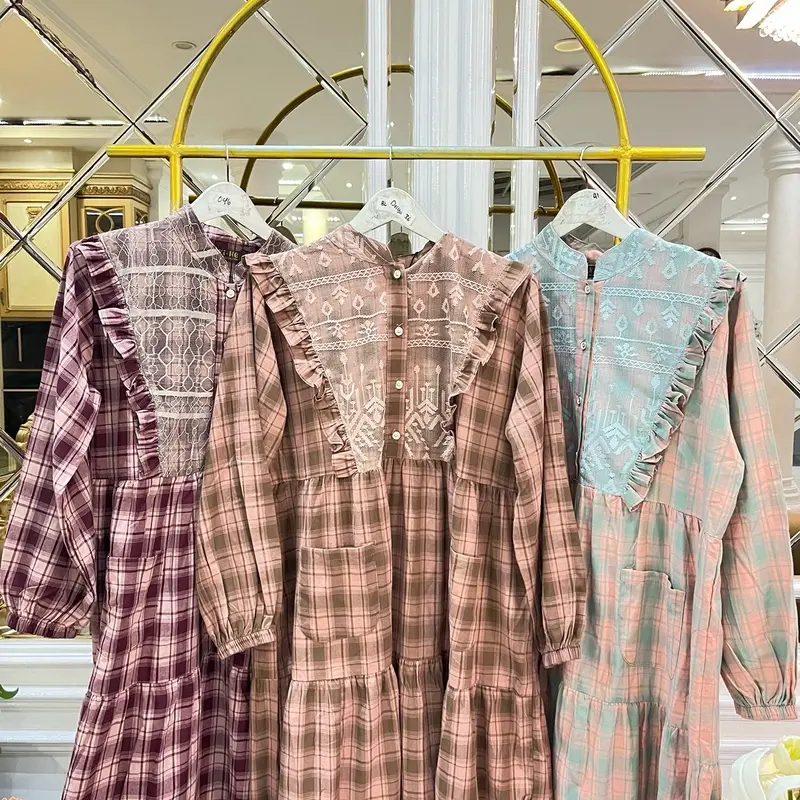 Gamis Wanita Dewasa Kihe D03 Motif Elegan 3