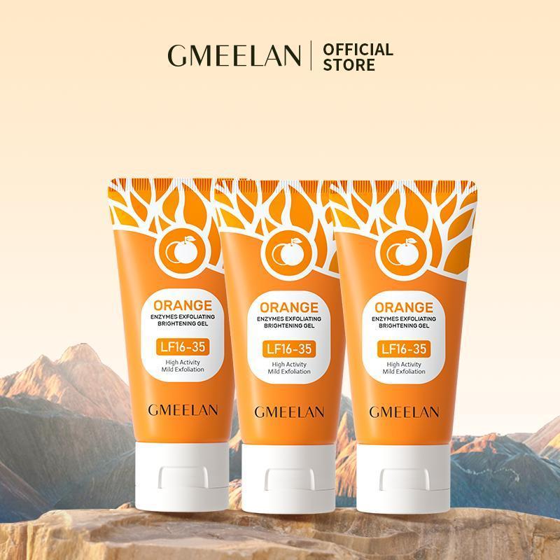  GMEELAN 3PCS  50g+50g+50g Gel Tẩy Tế Bào Chết Cam Tẩy Da Chết Hiệu Quả 
