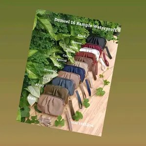 Domsel kode 16 Rample 2 resleting waterproff, Tas selendang, tas pinggang, slingbag, Tas Multifungsi
