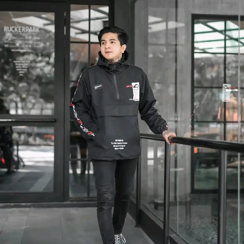 Jaket Cagoule Pria Distro Optimize - Jacket Parasut Waterproof Unisex Pria Wanita Nyaman Keren 6