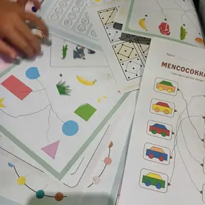 50 Lembar Coding Anak usia 2-5 tahun ( Ukuran A5)