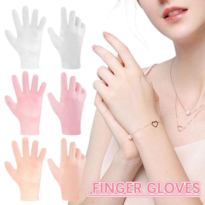 Product Introduction of 1Pair Reusable SPA Gel Gloves Silicone Moisturizing Relief Skin Protector Pain Tools A1Y7 30
