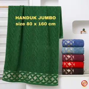 PROMO HANDUK JUMBO UK 80 X 160 CM - HANDUK KATUN DEWASA BAHAN KATUN MENYERAP
