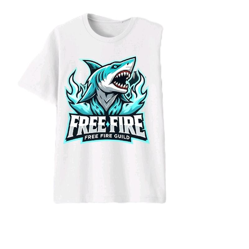 baju distro anak laki laki free fire untuk anak usia 1-8 tahun bahan katun kombet 30s baju  youngster  ff Fashion 4