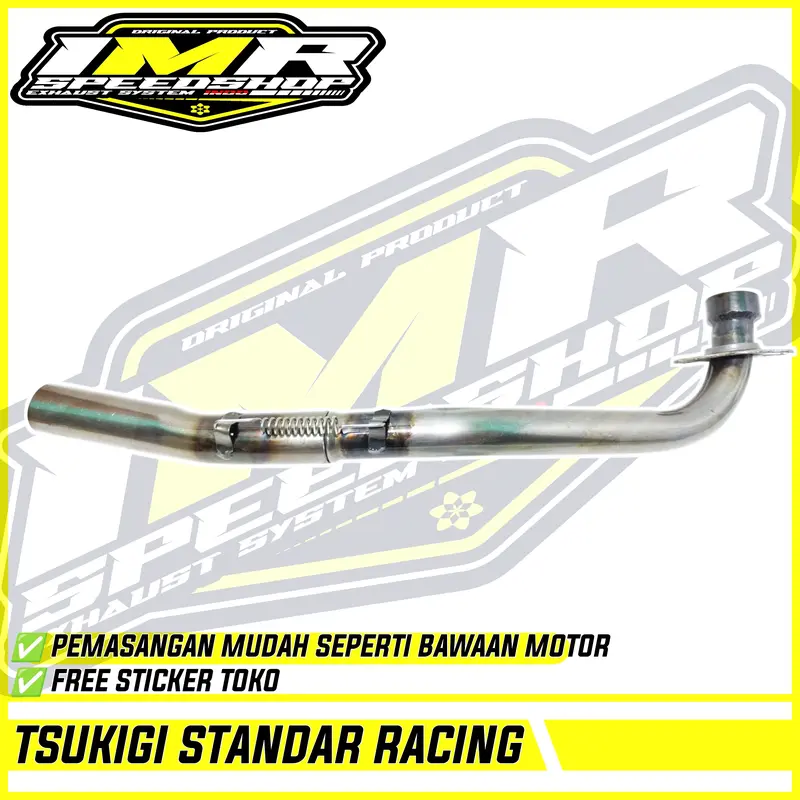 KNALPOT TSUKIGI STANDAR RACING JUPITER Z Z1 MX 135 VEGA R ZR RR CRYPTON ASTREA SUPRA 125 REVO BLADE 4
