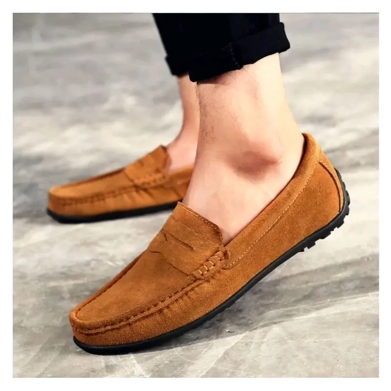 Sepatu Pantofel Hitam Pria Sepatu Slip On Kasual Flat Kerja Pria Sepatu formal Sepatu Casual Shoes