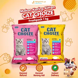 [BEBAS KERUSAKAN] Makanan Kering Untuk Kucing CAT CHOIZE KITTEN 1 KG FRESHPACK