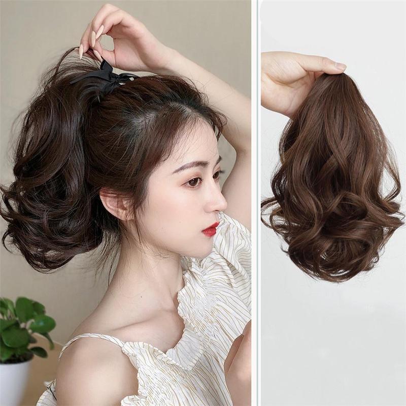 Product Introduction of Tóc Giả Đuôi Ngựa, Tóc Giả Xoăn, Kiểu Dây Đeo, Tóc Đuôi Ngựa Gợn Sóng Lớn, Tóc Giả Tự Nhiên Hàng Ngày, Tóc Giả Dài Trung Bình 24