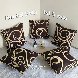 Bantal Sofa Uk 40x40 Dakron Motif Estetic Kursi