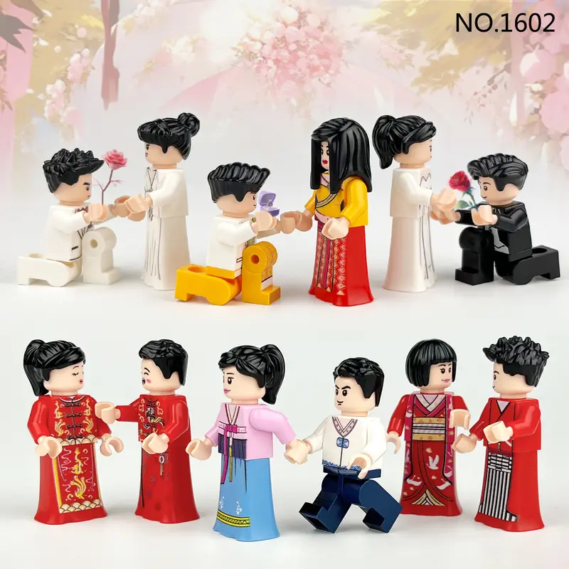 Minifigure Pasangan - Bricks - Mainan Anak - per pasang 2
