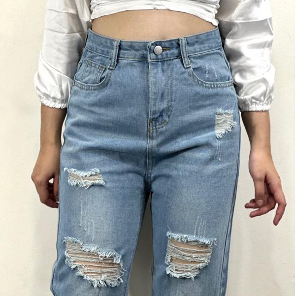 Jeansnjune Celana Jeans Wanita Boyfriend Ripped Jeans Highwaist Sobek Jeans Import Premium Jeans Boyfriend Korean Style 4