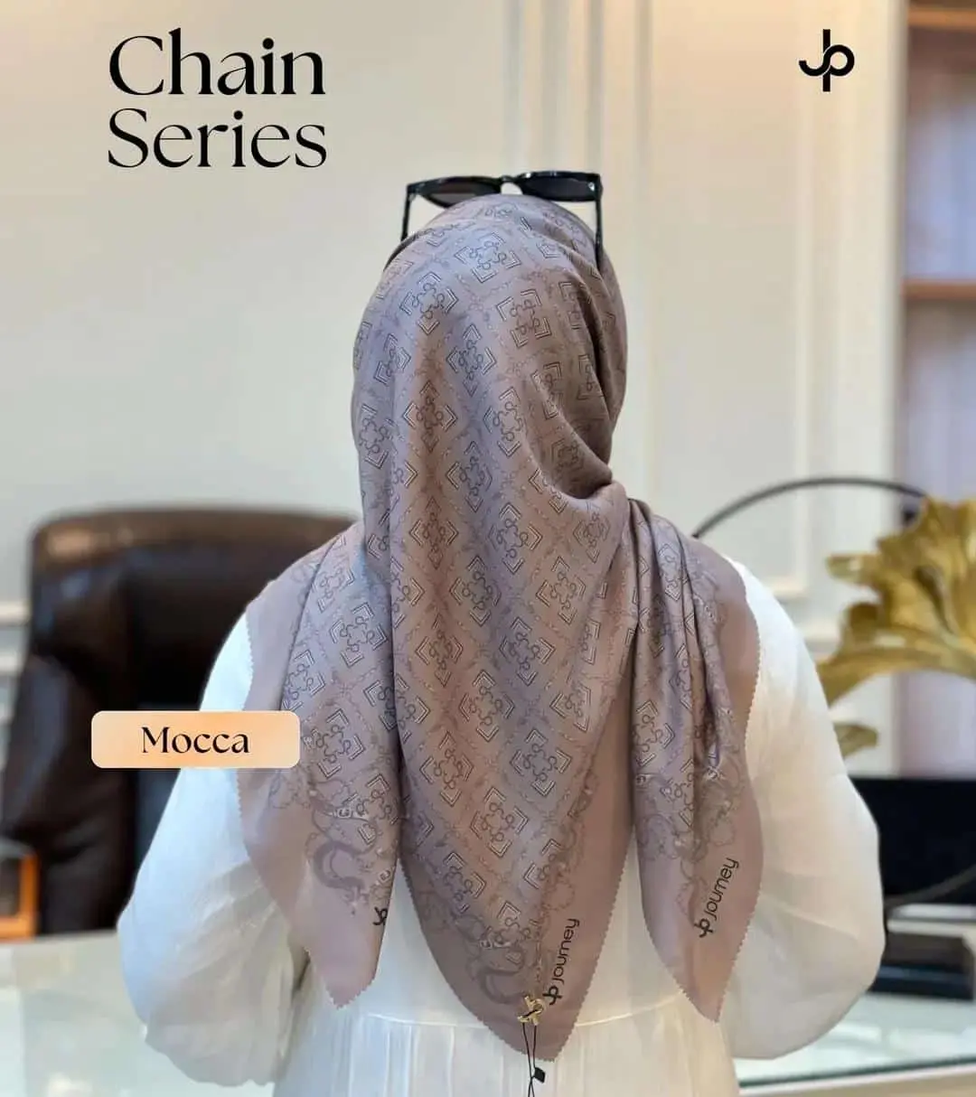 Segi Empat Motif Ala Jorney Rainbow Chain Milli Loly Series