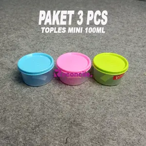 OTH11 - 3PCS Toples Kecil 100ml Tantos Sealware Swedia Foodgrade / Toples Bumbu Toples merica Keler OTH11 - 3PCS Toples Kecil 100ml Tantos Sealware Swedia Foodgrade / Toples Bumbu Toples merica Keler