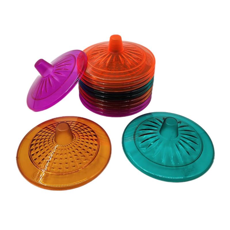 [1PACK 12PCS] Candid Tutup Gelas CRYSTAL DIAMOND / Tutup Cangkir / Tutup Mug Plastik Food Grade PP5 4
