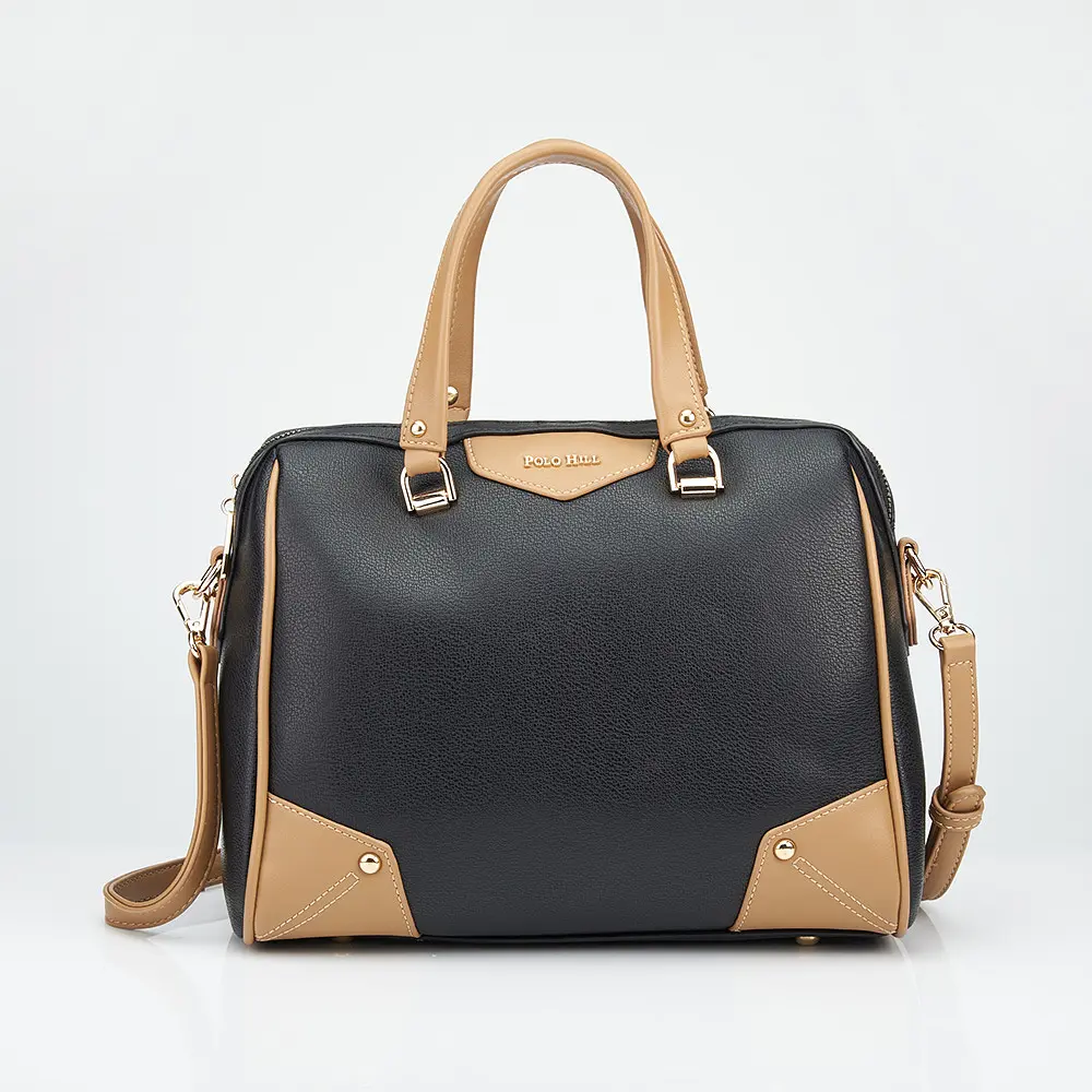 POLO HILL Ladies BiColour Bella Handbag PHT-HB2134