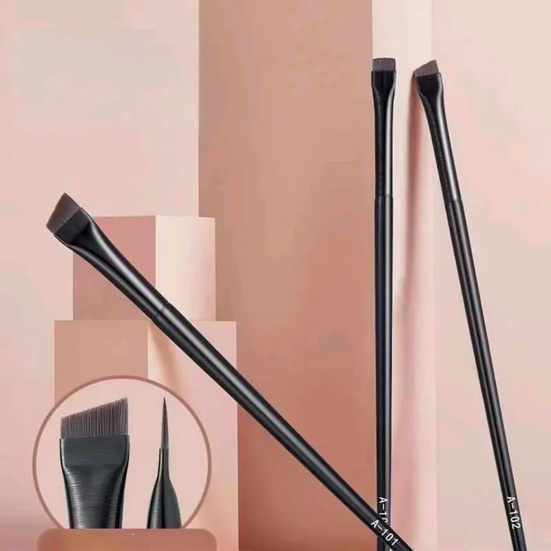 Kuas alis Super Tipis Ultra thin Knife Brush eyeliner/eyebrow Wajah