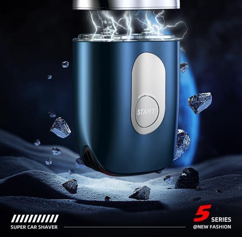Product Introduction of New supercar razor gift box men's electric mini portable beard knife gift razor for boyfriend 11