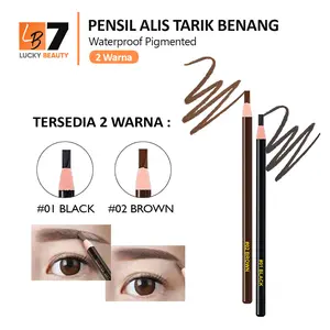 Pensil Alis Tarik Benang Kupas Tanpa Serut Eyebrow Pencil Alis Waterproof Tahan Lama - 2 Warna