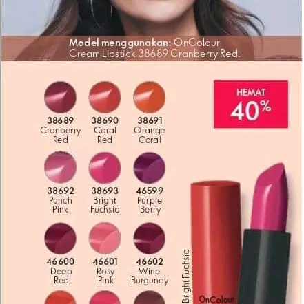 ON COLOUR CREAM LIPSTICKk Lipstik Creamy