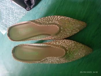 Product Review of SANDAL PESTA WANITA SELOP KEBAYA PEREMPUAN SENDAL PENGANTIN SLOP KEBAYA MEWAH ELEGAN WEDDING SESERAHAN WISUDA IMPORT PREMIUM heels  cantik  elegan sandal  wanita  tinggi heels  kebaya sandal  tertutup from d** W**i 1