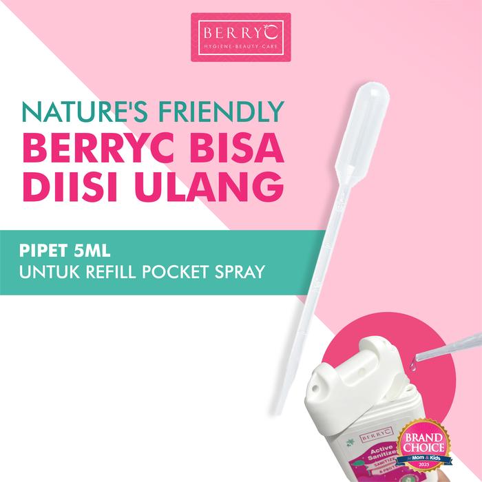 Gambar BerryC Pipet Isi Ulang Refill Active Sanitizer - Buh Bye Bugs - Naturalle Stain Remover 30ML - Pipet dari BerryC Indonesia Kota Administrasi Jakarta Utara Tokopedia