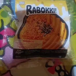 ZonaNyam - Rabokki Ramyeon Keju- Topokki Mie Rose Keju - Tteokbokki Mie Rose Keju  - Makanan Instant - Food