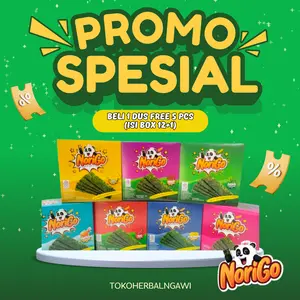 ( 1 DUS ) Paket Hemat NoriGo snack anak  Seaweed