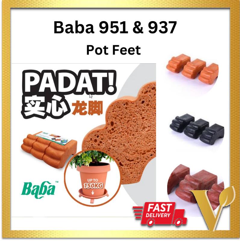 【3pcs/set】Baba Pot Feet 937 & 951 Kaki Pasu - TikTok Shop Malaysia