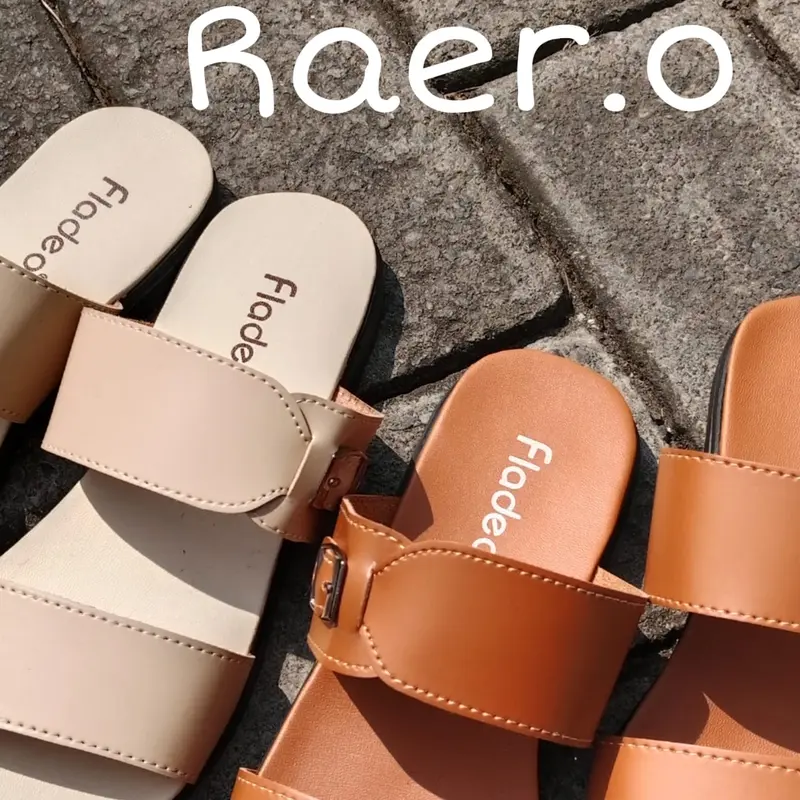 PROMO!!! SANDAL KULIT SLOP WANITA KEKINIAN Sendal Antiselip S Sandals & Flip Flops Sandals & Flip Flops 3